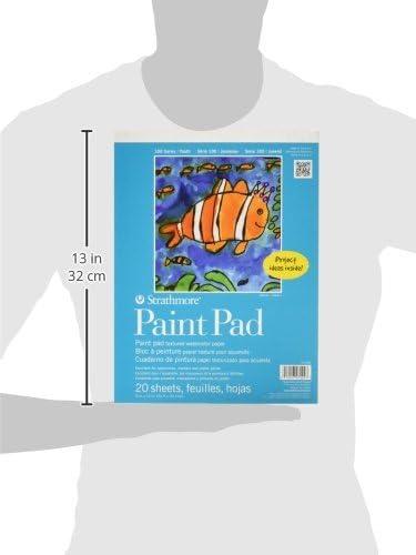 Strathmore (27-309 100 Series Youth Construction Paper Pad, 9″x12″ Tape Bound, 40 Sheets(9×12)