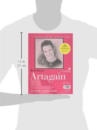 Strathmore 445-209 400 Series Artagain Pad, Desert Rose, 9″x12″ Glue Bound, 24 Sheets (Limited Pink Pad)