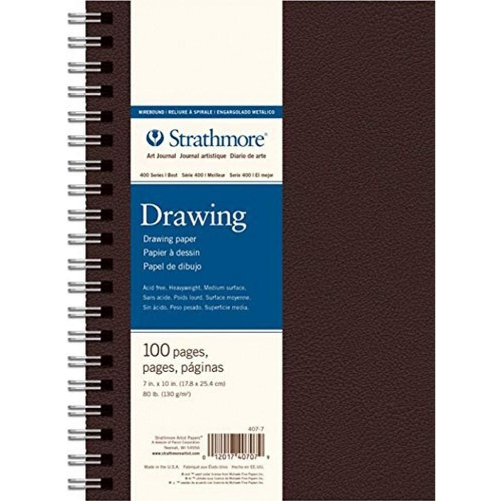 Strathmore 400-8 400 Series Drawing Pad, 18″x24″, Ivory/Cream, 24 Sheets, Medium(Field Book)