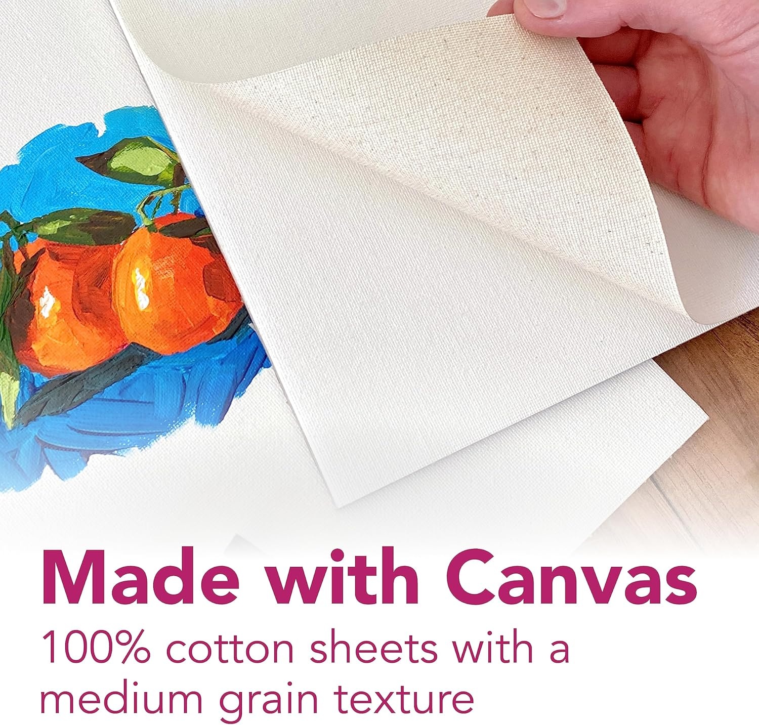 Strathmore 300 Series, Canvas Pad, 16×20 inch, 10 Sheets – Triple Primed, 100% Cotton Canvas, Plein Air Artists, Acrylic Paint and Oil Paint(16×20)