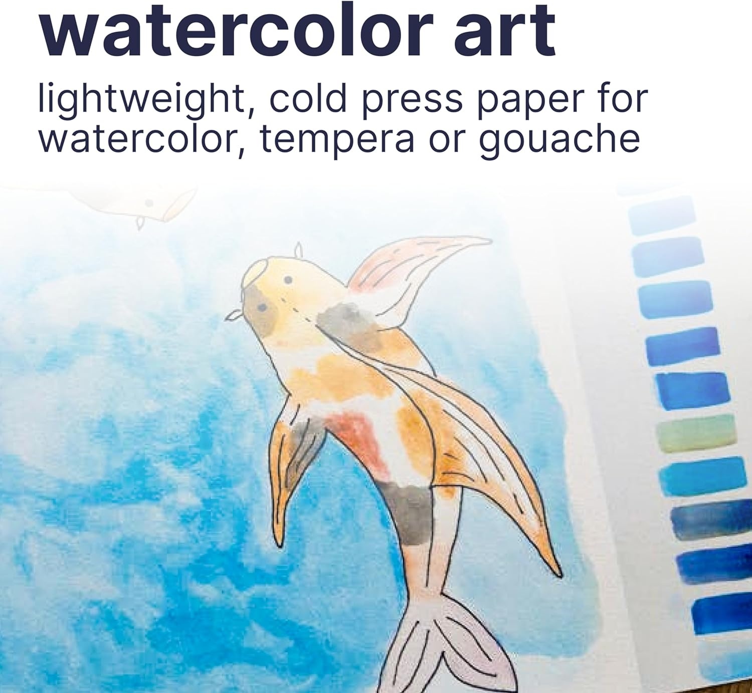 Strathmore 200 Series Watercolor Paper, Tape Bound Pad, 11×15 inches, 15 Sheets (90lb/190g) – Artist Paper for Adults and Students – Watercolors, Mixed Media, Markers and Art Journaling(11×15)