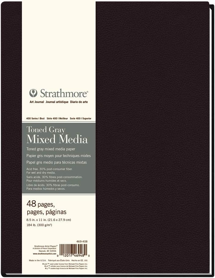 Strathmore Toned Gray Softcover MM 7.75×9.75(Hardbound  Gray  Phase Out)