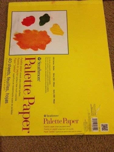 Strathmore 300 Series Palette Paper Pad, Tape Bound, 9×12 inches, 40 Sheets (41lb/67g) – Artist Paper for Adults and Students(12×16 (Pack of 12))