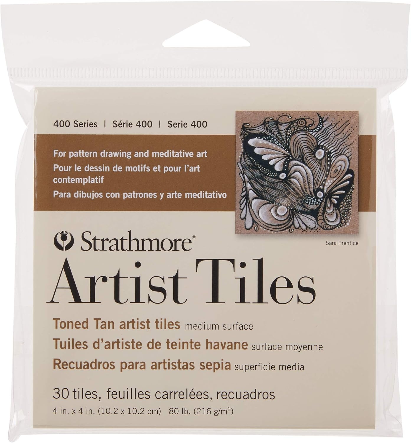 Strathmore Artist Tiles 6″X6″ 30/Pkg-Black -62105974(4 x 4 inches)