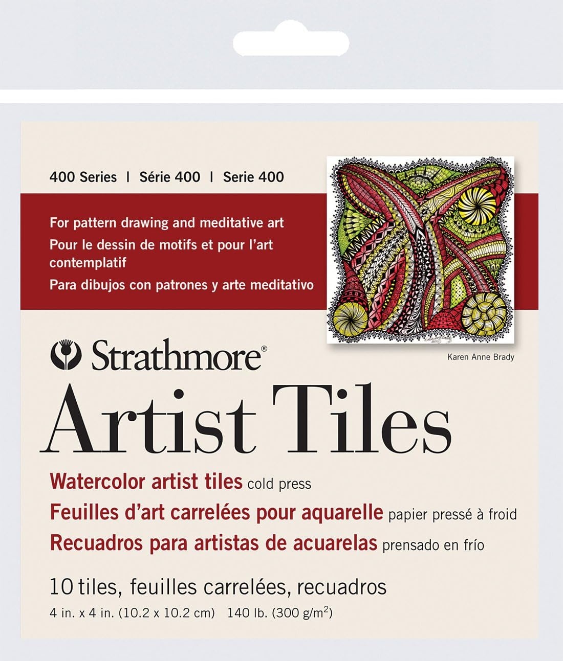 Strathmore Artist Tiles 6″X6″ 30/Pkg-Black -62105974(4 x 4 inches)
