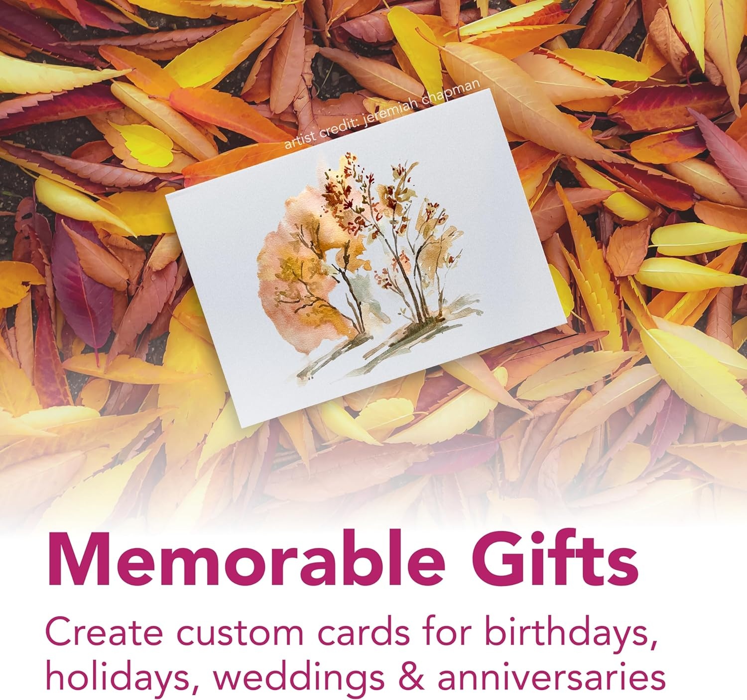 Strathmore 300 Series Watercolor Cards, 5×6.875 inches, 6 Cards & Envelopes – Custom Greeting Cards for Weddings, Events, Birthdays, Holidays(3.5×4.875″)