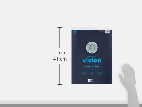 Strathmore Vision Fine Tooth Drawing Pad 9″X12″-64lb, 65 Sheets -62643590(11×15)