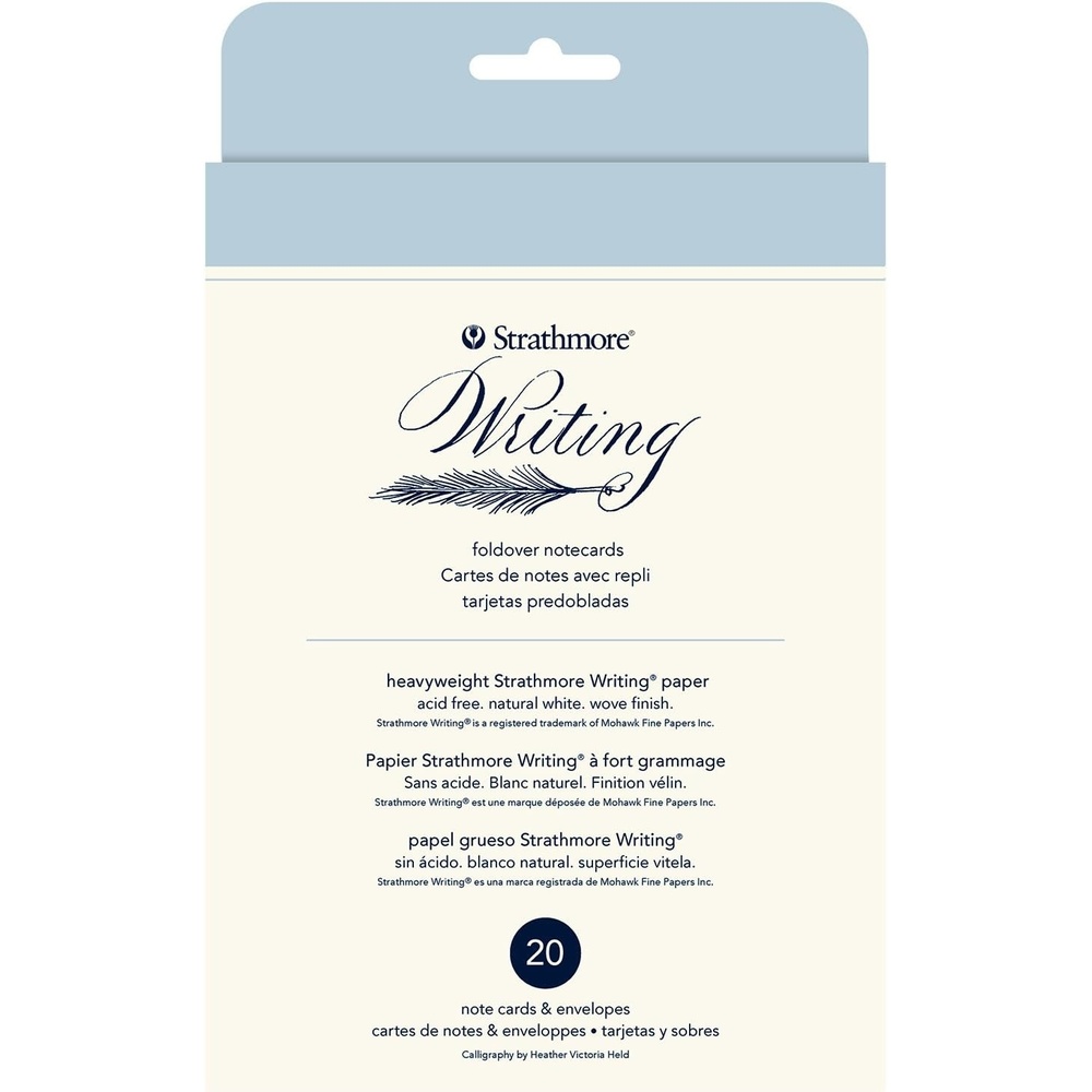 Strathmore Foldover Notecards 4.75″X6.5″ 20/Pkg-(Foldover Cards)